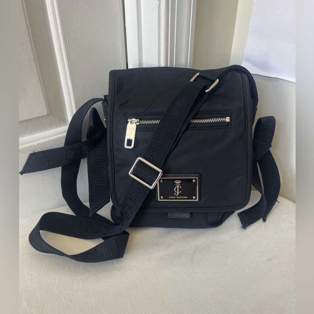 Juicy Couture Vintage Y2K Black Crossbody Bag